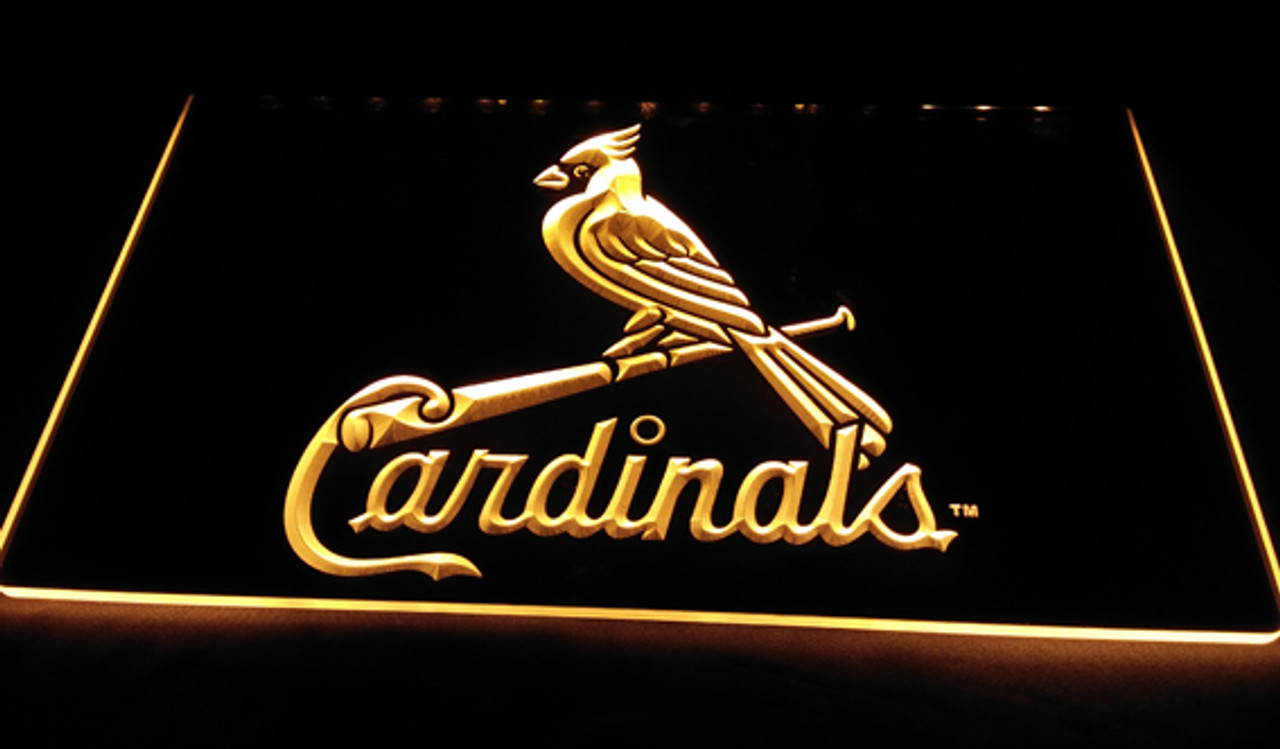 3D Engraved Custom Made Acrylic LED St. Louis Cardinals Sign