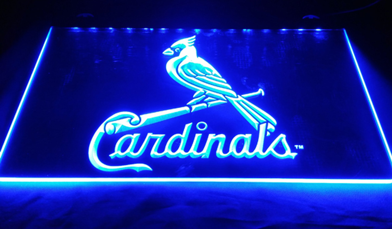 St. Louis Cardinals Neon Sign Table Lamp Display