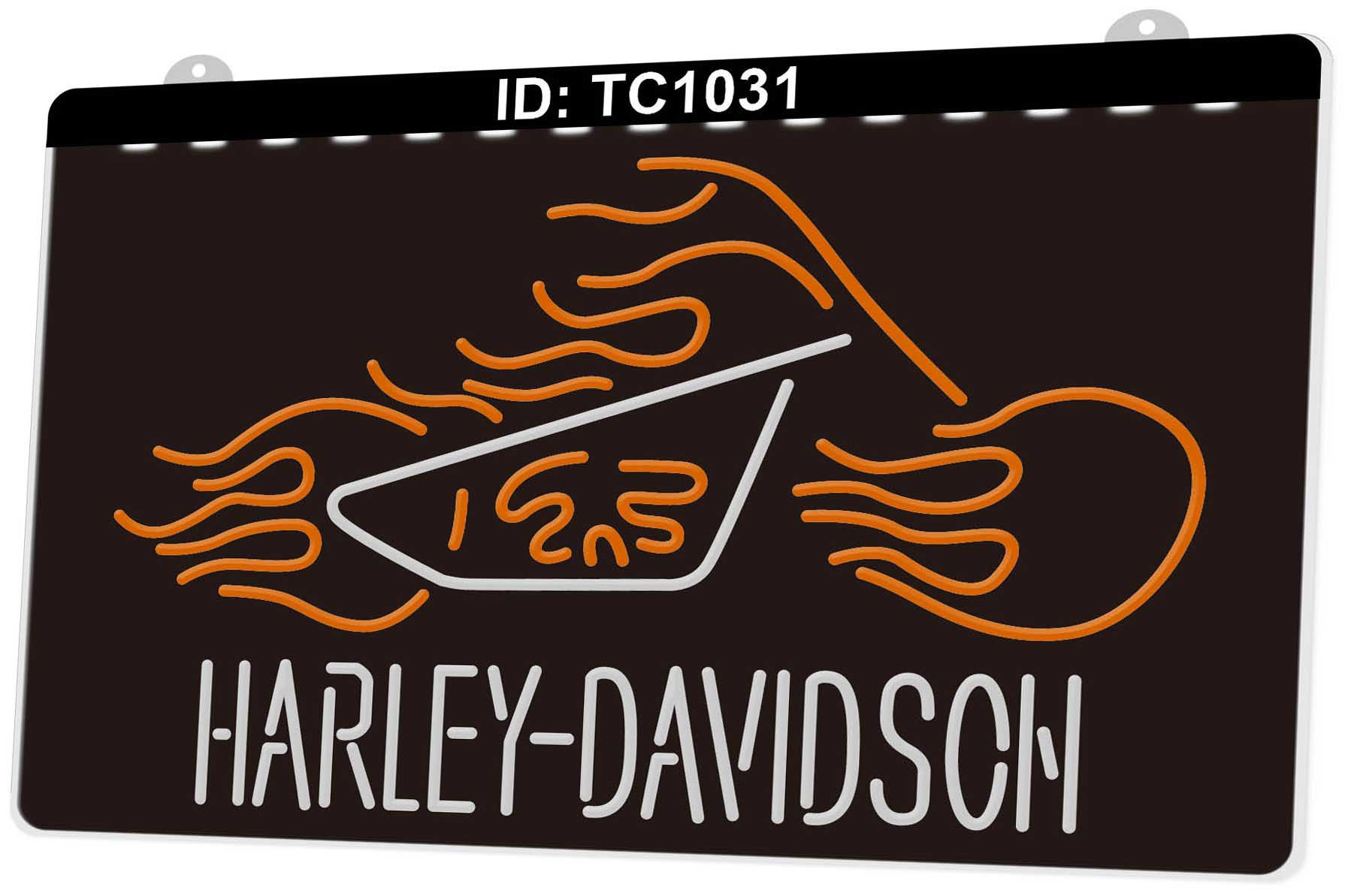 Custom made acrylic LED Harley Davidson light up sign (34)