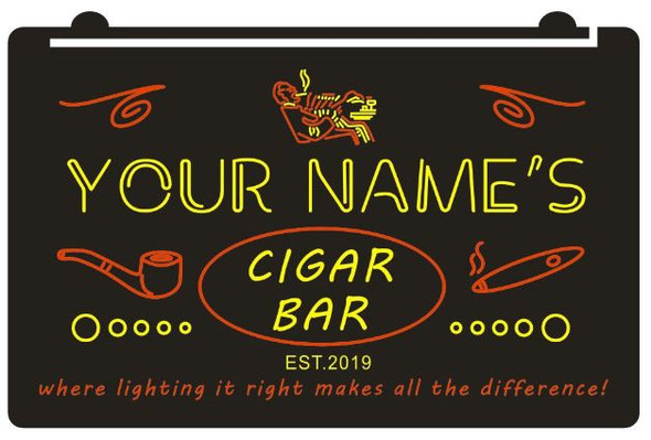 personalized, led, neon, bar, sign, light