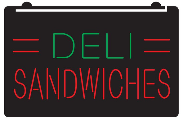 2 Color Deli Sandwiches LED Sign