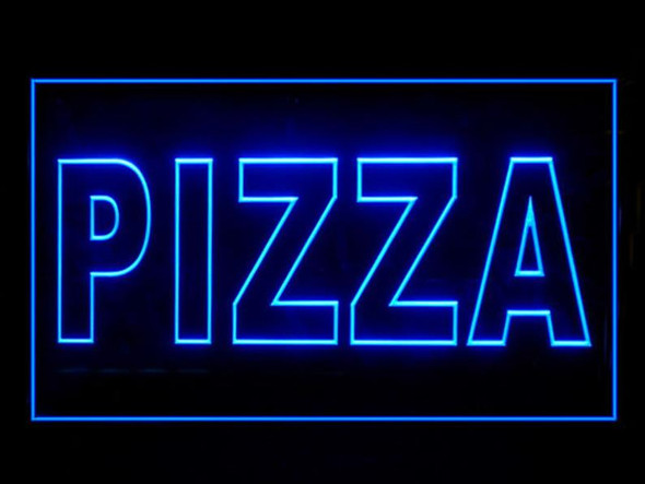 pizzam led, neon, sign, light