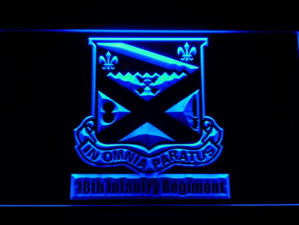 US, Army, 18th, Infantry, Regiment, LED, Sign, light, lighted, neon