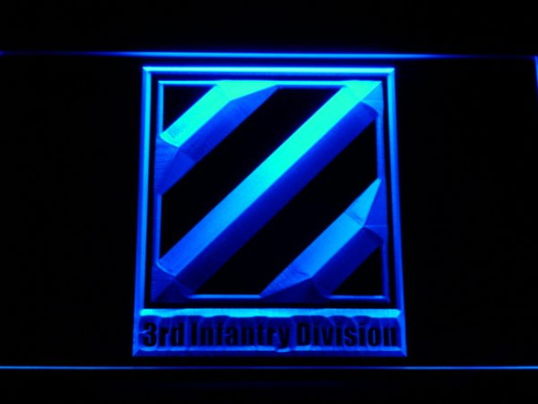 US, Army, 3rd, Third, Infantry, Division, LED, Sign, neon, light, lighted