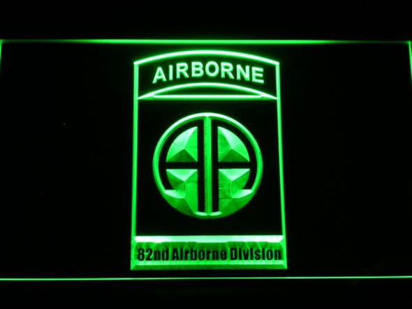 US, Army, 82nd, Airborne, Division, LED, Sign, light, lighted, neon