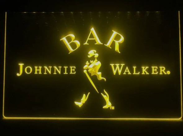 Custom Made Johnnie Walker Bar LED Sign