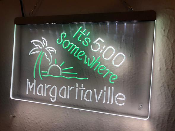 margarita, Margaritaville, led, neon, sign, light, lighted