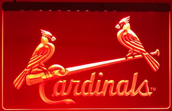 st. louis, cards, cardinals, led, neon, sign