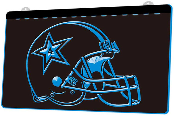 Dallas, Cowboys, Helmet, led, neon, sign, light