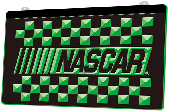 NASCAR, Checkered, led, neon, light, sign