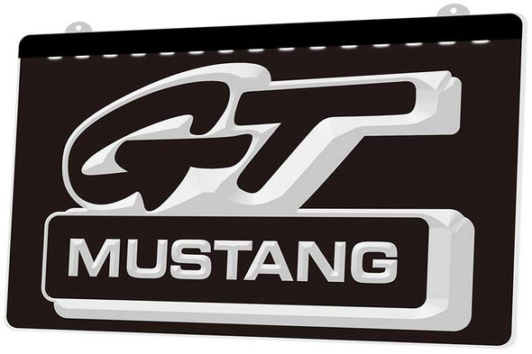 Mustang GT Acrylic LED Sign