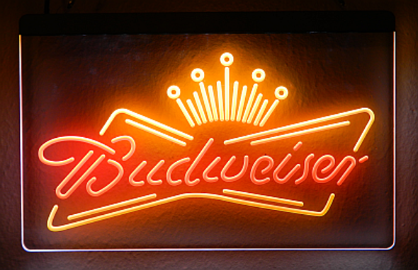 Budweiser, led, neon, sign