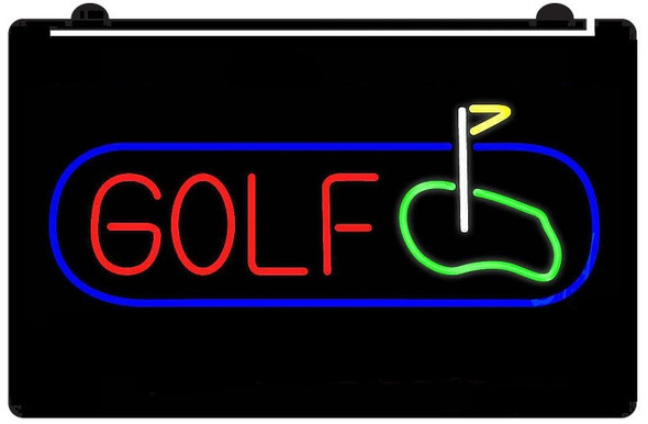 golf, led, neon, sign