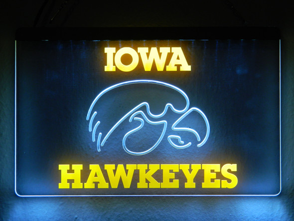 Iowa, Hawkeyes, led, neon, sign