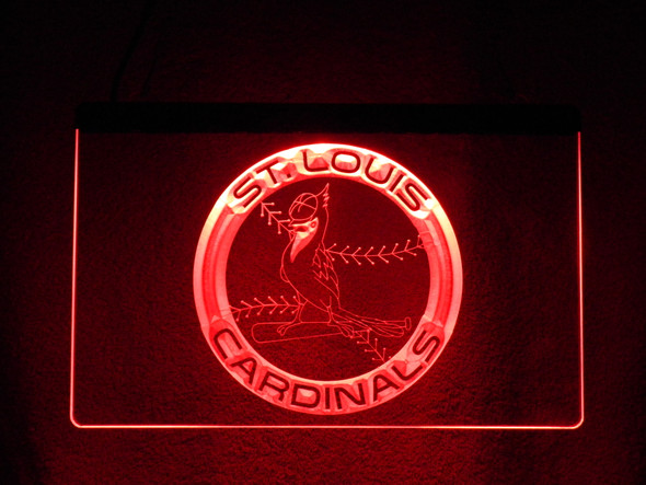 st. louis, cardinals, led, neon, sign, light