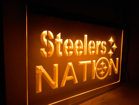 Pittsburgh, steelers, led, neon, sign, acrylic, custom, light