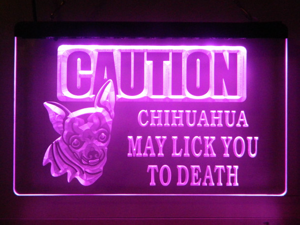 chihuahua, led, neon, sign, acrylic, custom