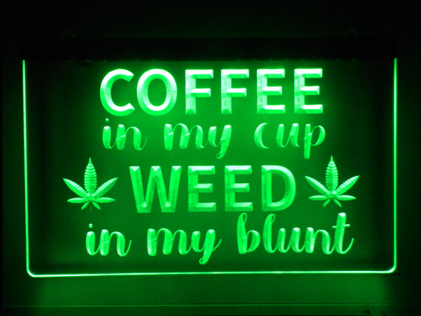 weed, marijuana, organic, cbd, cannabis, led, neon, sign, light