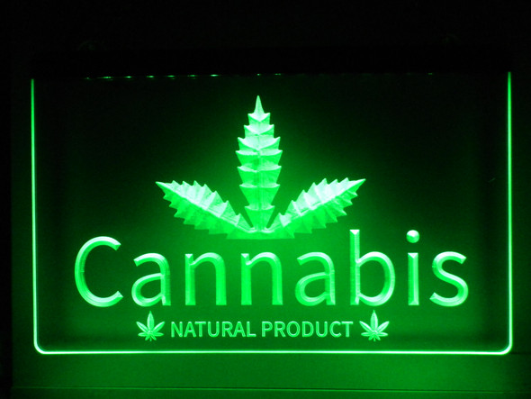 weed, marijuana, organic, cbd, cannabis, led, neon, sign, light