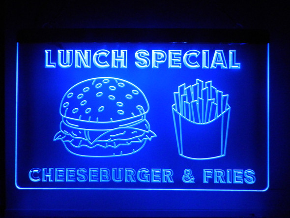 lunch, special, dinner, breakfast, led, neon, sign, acrylic, light