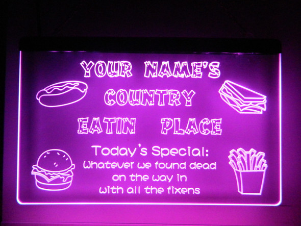 Custom, Restaurant, Diner, Café, food, led, neon, sign, acrylic, light