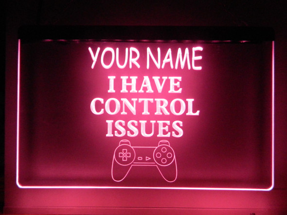 LED, Neon, Sign, light, lighted sign, gaming, video game, ps5, ps4, game room, gamer, personalized