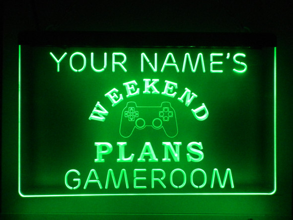 LED, Neon, Sign, light, lighted sign, gaming, video game, ps5, ps4, game room, gamer, weekend plans, personalized