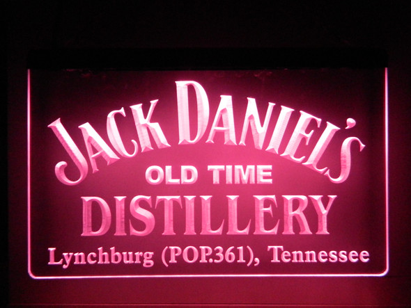 LED, Neon, Sign, light, lighted sign, jack, Daniels, whiskey, distillery