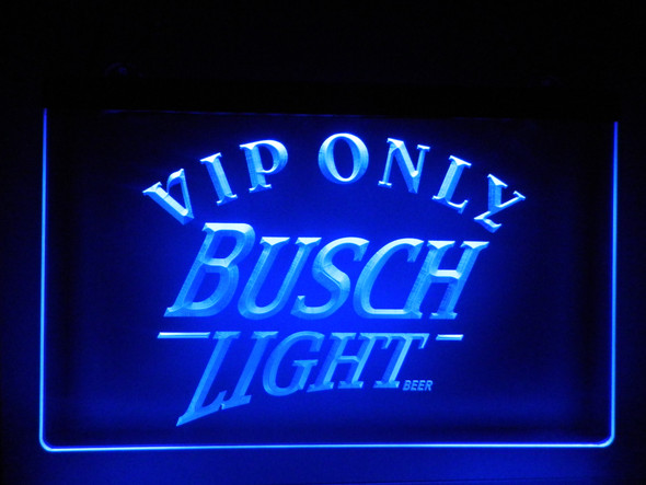 LED, Neon, Sign, light, lighted sign, busch, busch light, vip