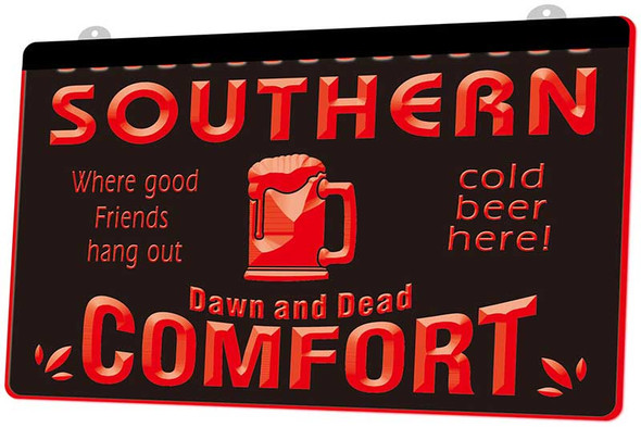 LED, Neon, Sign, light, lighted sign, custom, southern comfort