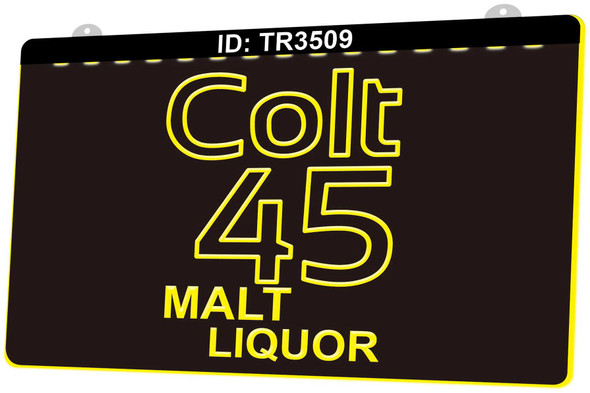 LED, Neon, Sign, light, lighted sign, custom, Colt 45, Malt Liquor