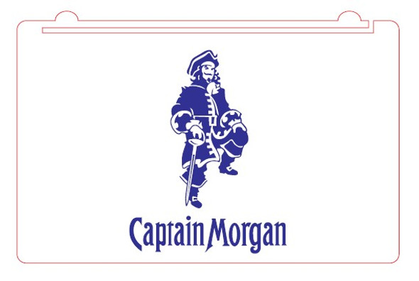 LED, Neon, Sign, light, lighted sign, custom, 
Captain Morgan