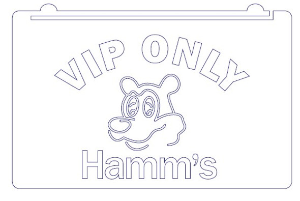 LED, Neon, Sign, light, lighted sign, custom, 
Hamm's Beer