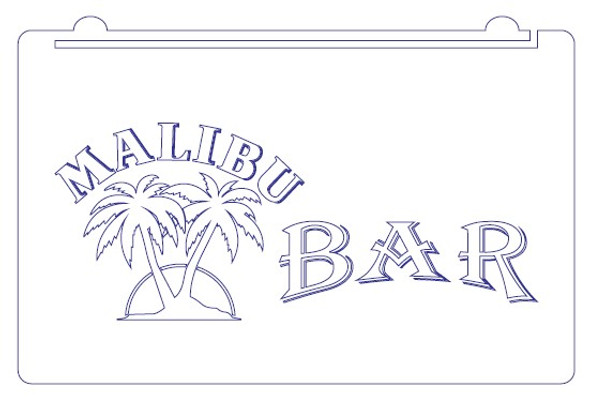 LED, Neon, Sign, light, lighted sign, custom, 
Malibu Rum