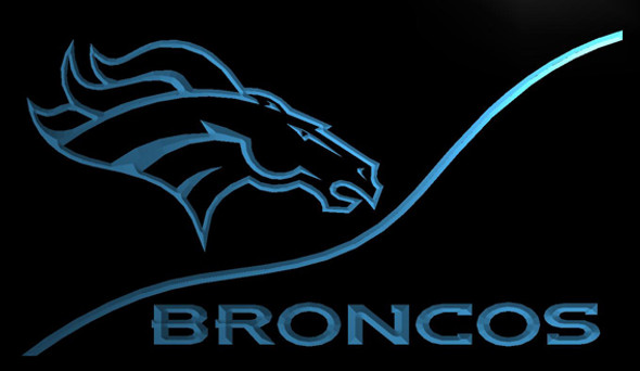 Denver, Broncos, led, neon, sign