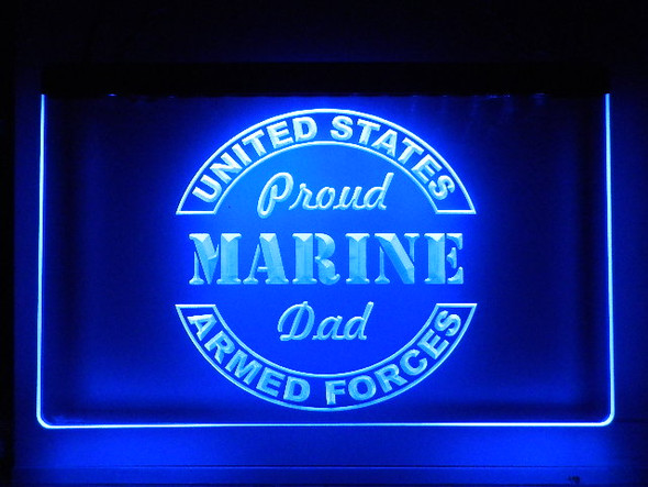 LED, Neon, Sign, light, lighted sign, custom, 
Proud Marine