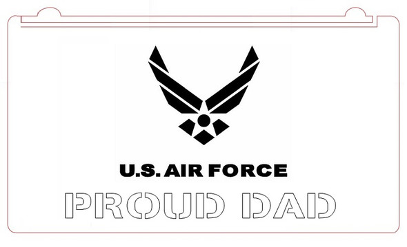 LED, Neon, Sign, light, lighted sign, custom, 
Proud, Air Force