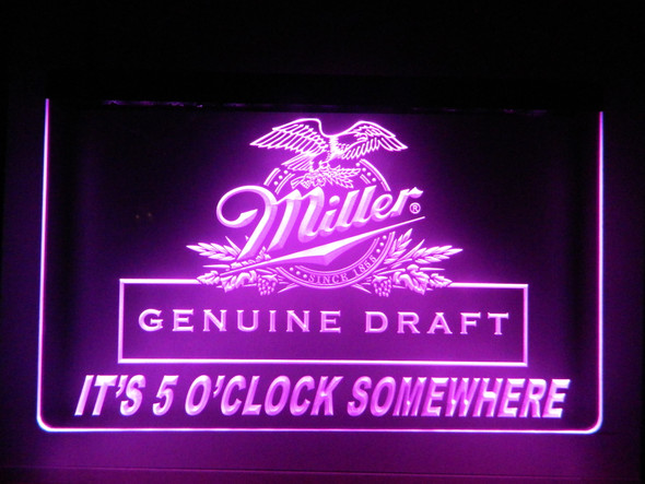 LED, Neon, Sign, light, lighted sign, custom, mgd, miller, beer