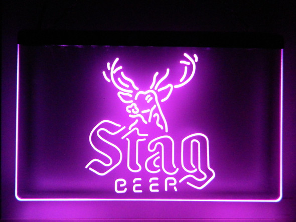 LED, Neon, Sign, light, lighted sign, custom, Beer, stag