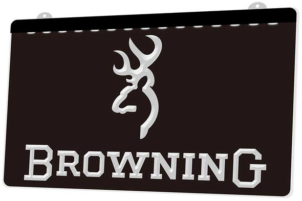 Browning, led, neon, sign
