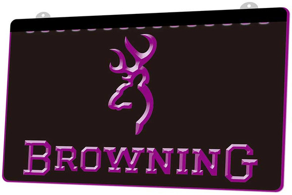 Browning, led, neon, sign
