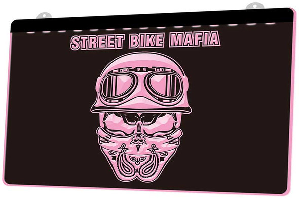 Street Bike Mafia, Acrylic, LED, Sign, neon
