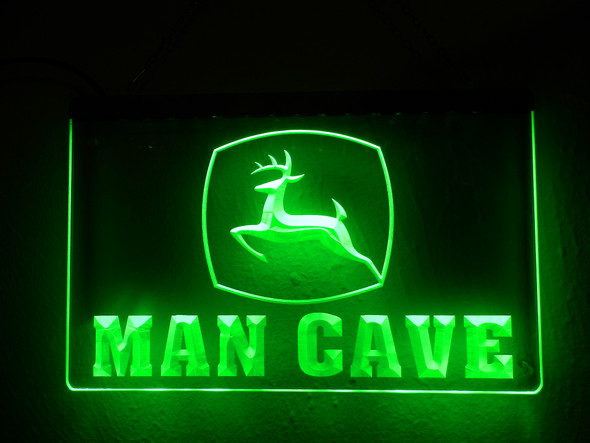 John, Deere, Man Cave ,Acrylic, LED, Sign, neon, light