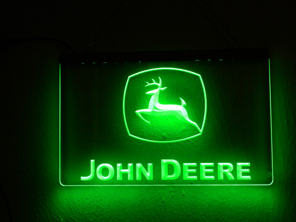 John Deere Acrylic LED Sign