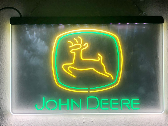 john, deere, led, neon, sign