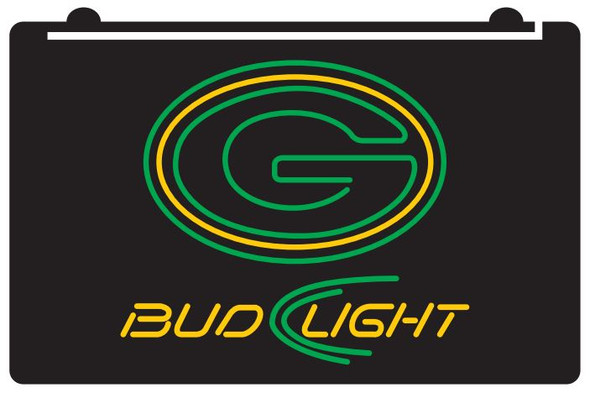 2 Color Custom Green Bay Packers LED Sign (D)