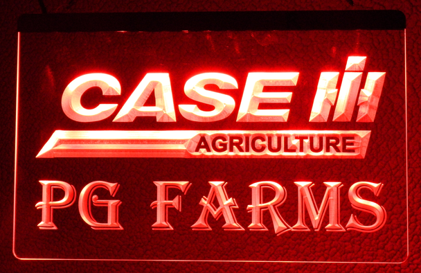 case, sign, led, harvester, ih, custom