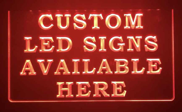 3D engraved custom made acrylic LED Custom Sign (A)