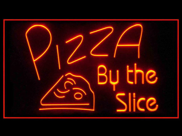 pizza, slice, led, sign, light