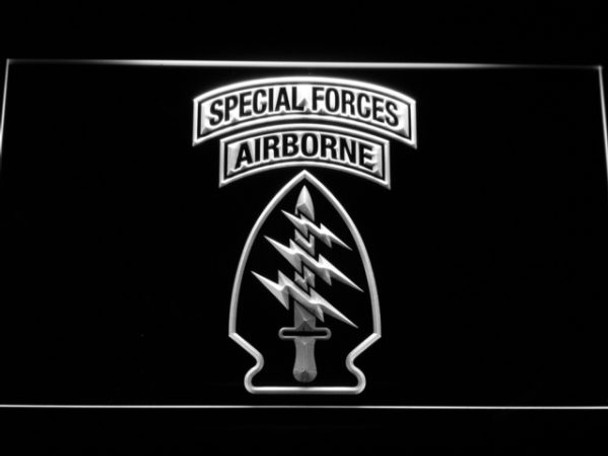 US, Army, Special, Forces, Air, Borne, LED, Sign, light, neon, lighted US, Army, Special, Forces, Air, Borne, LED, Sign, light, neon, lighted